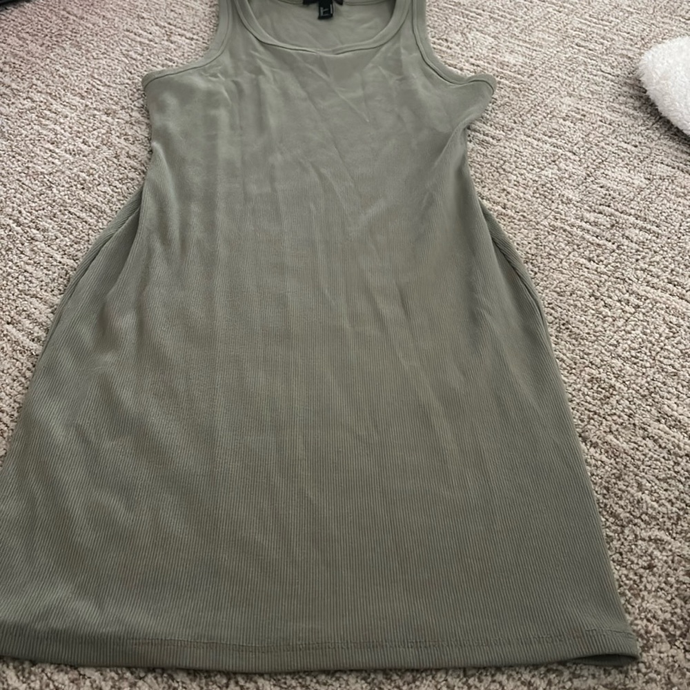 Green Tight long dress